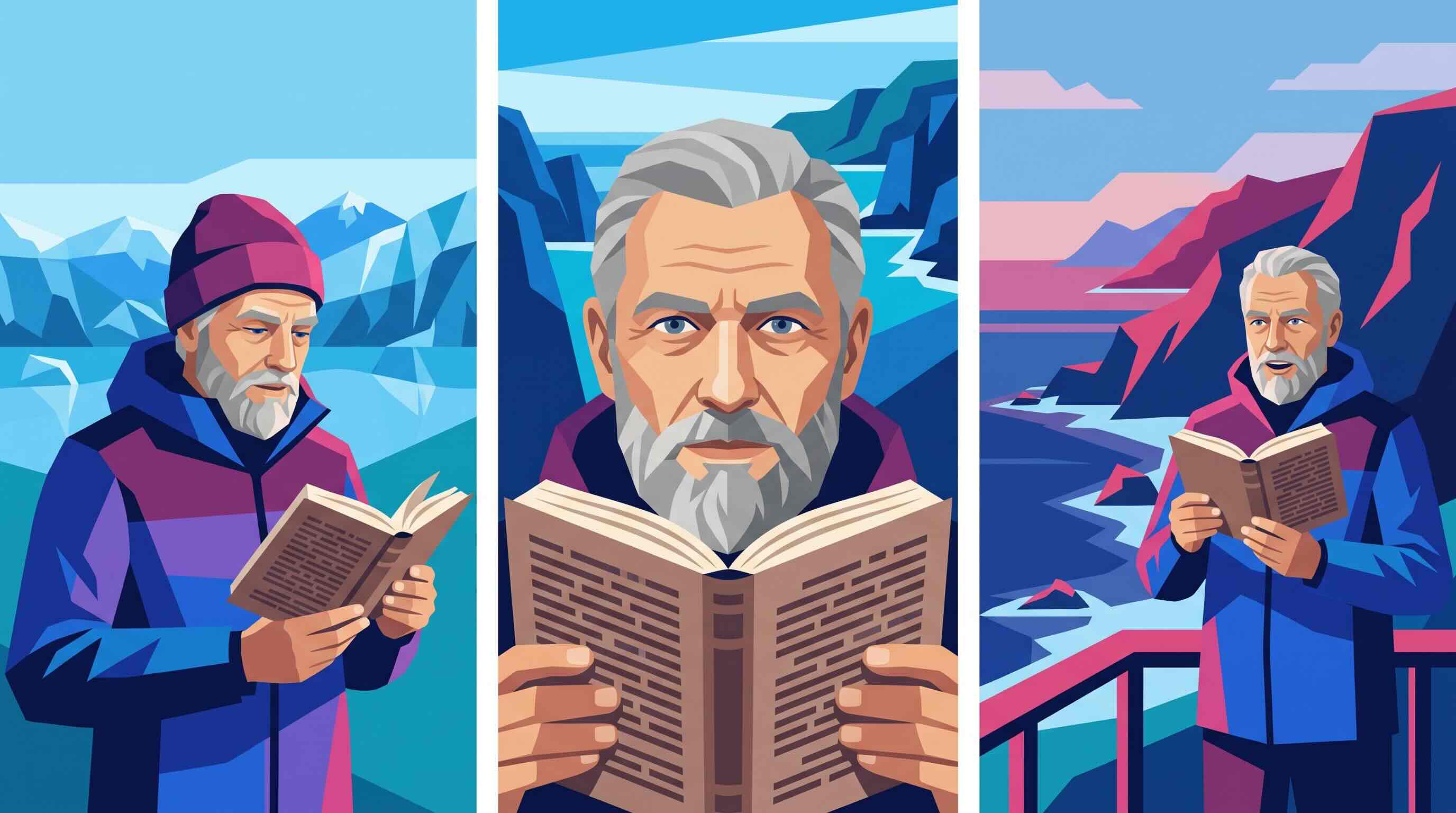 Person liest ein Buch